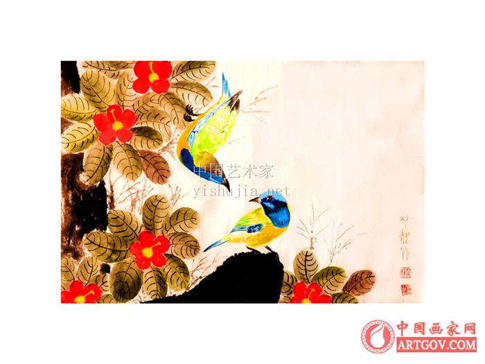 书画家邓静 著名花鸟画家邓静老师 书画家邓静 著名花鸟画家邓静老师