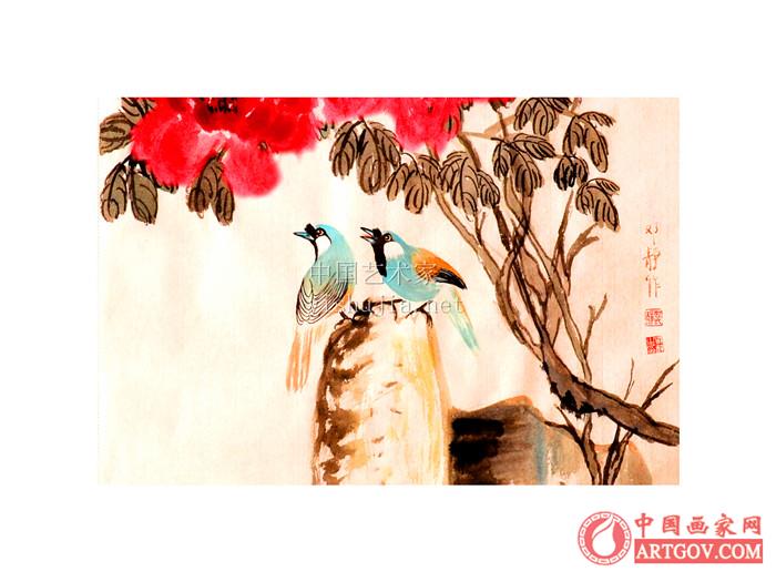 书画家邓静 著名花鸟画家邓静老师 书画家邓静 著名花鸟画家邓静老师